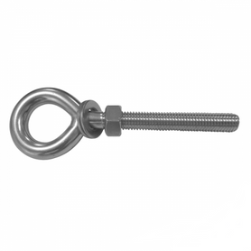 Inox World M6 Eye Bolt Kit With Nut & Washer A2 (304) Pack of 10 (4012673531976)