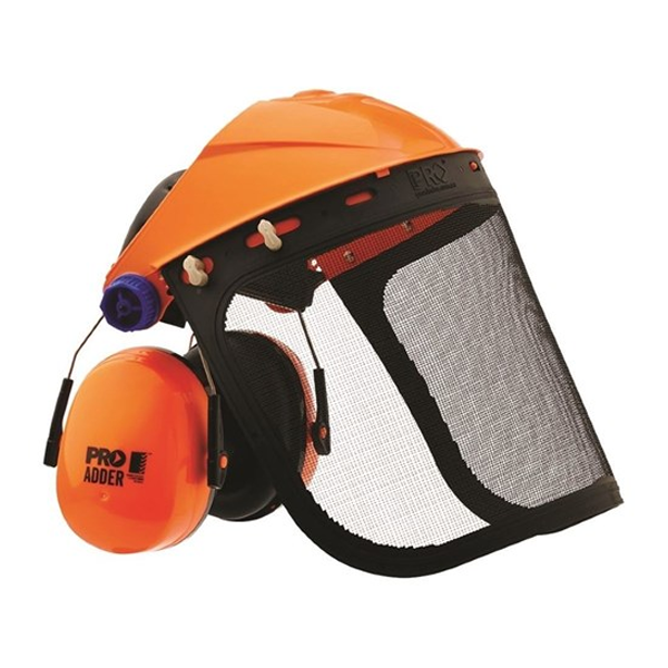 Pro Choice Striker Browguard + Mesh Visor + Added Earmuff Combo