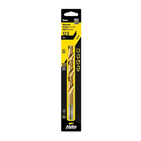 Sheffield ALPHA (12.0 - 12.5mm) Metric Gold Series Reduced Shank Drill Bit Carded 1 Pce