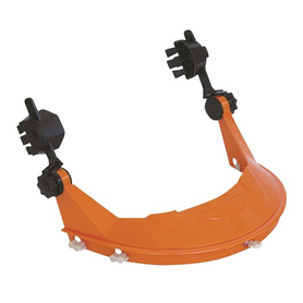 Pro Choice Safety Gear's Hard Hat with Browguard Attachment Orange