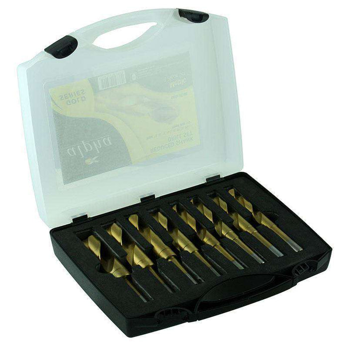 Sheffield Alpha 8 Piece Reduced Shank Imperial Drill Sets