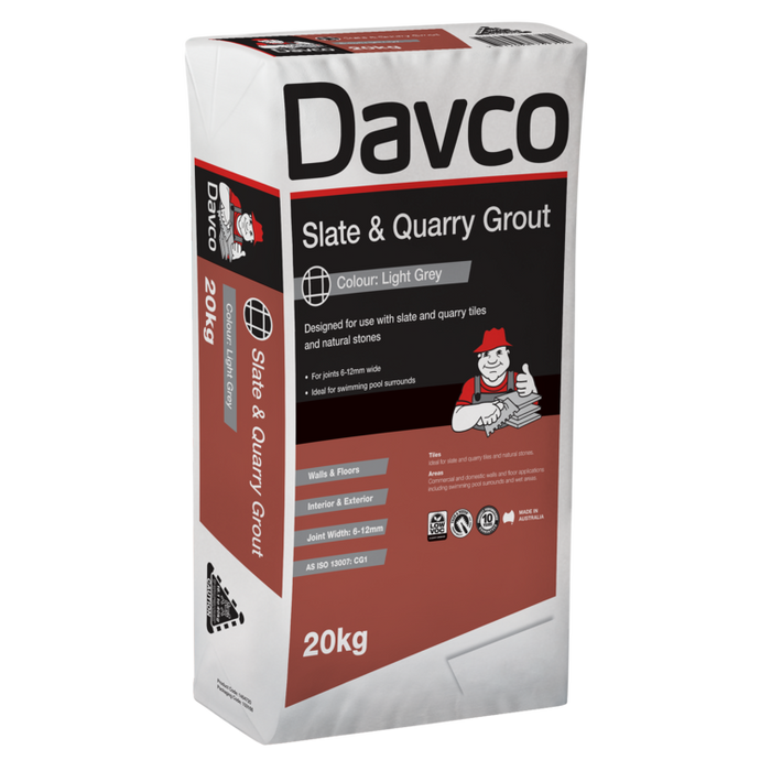 Davco 20kg Slate And Quarry Grout