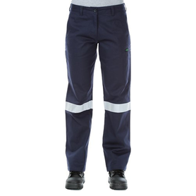 Workit Workwear Women'S Midweight Cotton Drill Taped Cargo Pants