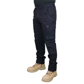 Workit Workwear Decoy Canvas Modern Fit Stretch Cargo Pants - Navy