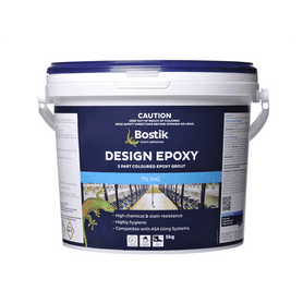 Bostik Design Epoxy 2 Part Colour Epoxy Tile Adh & Tile Grout Charcoal