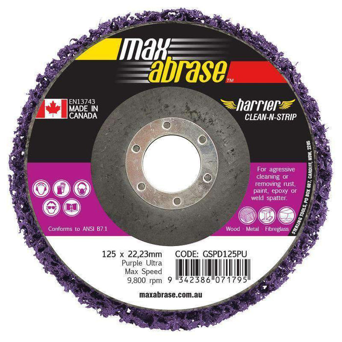 Sheffield MaxAbrase Clean'N' Strip Discs Surface Prep Bulk Pack of 5 (3554107129928)