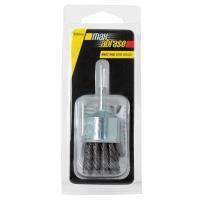 Sheffield Maxabrase Knot Wire End Brush with 1/4in Mandrel Shank (3554104475720)