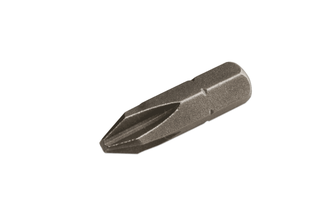 Wallboard Tools Single Ended Bit Tip No. 2 6.5mm x 25mm USA 1pkt
