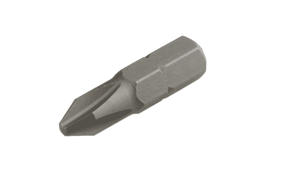 Wallboard Tools Single Ended Bit Tip No. 2 6.5mm x 25mm Pack of 10