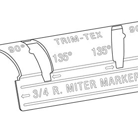 Wallboard Tools 19mm Bullnose Mitre Marker Trim-Tex