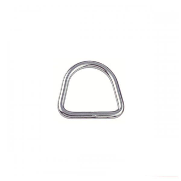 Inox World Stainless Steel D Ring Welded A4 (316) Pack of 20 M4 x 25