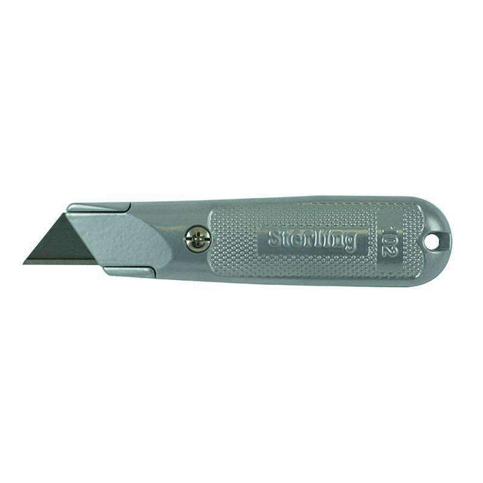 Sheffield Sterling Ultra-Lap Silver Fixed Knife - Carded