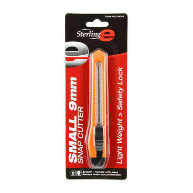 Sheffield Sterling Orange Lightweight Plastic Snap Cutter Carded (3874707603528)