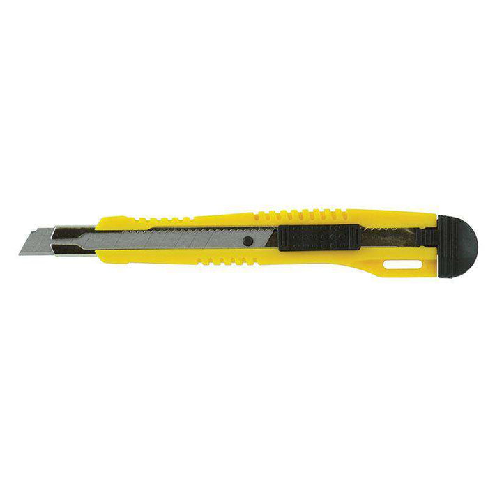 Sheffield Yellow Plastic Auto-Lock Cutter 9mm 9mm Stainless Steel Cutter Sheffield (1564909109320)
