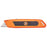 Sheffield Sterling Auto-Retracting Orange Safety Knife w/Rubber Grip