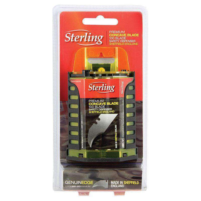 Sheffield Sterling Strong Tip Concave Trimming Blades