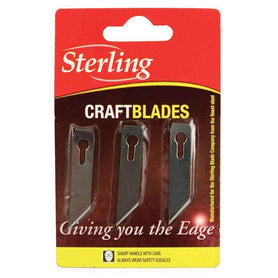 Sheffield Sterling Short Angle Keyhole Blades for plastic slitting