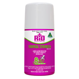 DY-Mark RID Medicated Tropical Strength Roll On 60ml Pack of 8