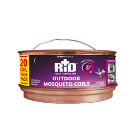 DY-Mark RID 20 Pack Mosquito Coils 240g with Bronze Burner Pack of 12