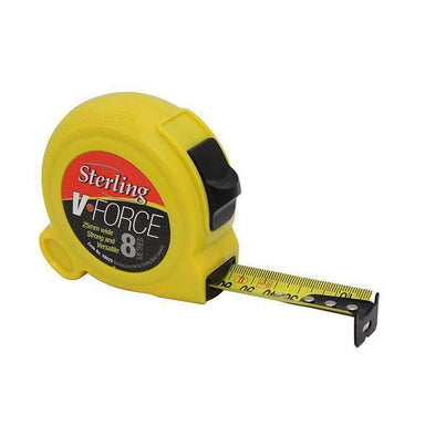 Sheffield Sterling V-Force Metric/Imperial Measuring Tape - Carded (3898486292552)