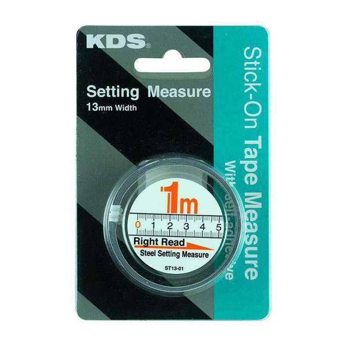 Sheffield KDS Left to Right Bench Tape Steel Setting Measure Quantity