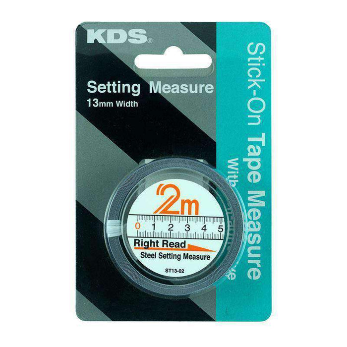 Sheffield KDS Left to Right Bench Tape Steel Setting Measure Quantity