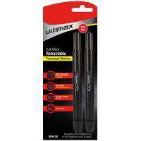 Sheffield Sterling Retractable Permanent Marker - 2 Pack Black Levelling & Layout Sheffield (1568391954504)