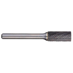Sheffield Alpha 1/8in Cylindrical Smooth end Carbide Burr Imperial shank