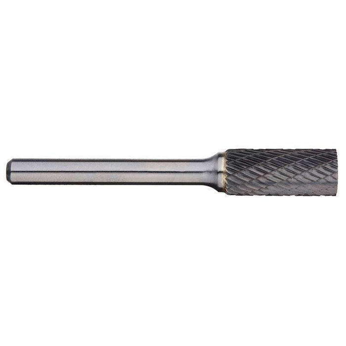 Sheffield ALPHA Double Cut Cylindrical Carbide Burrs Imperial 1/8in shank