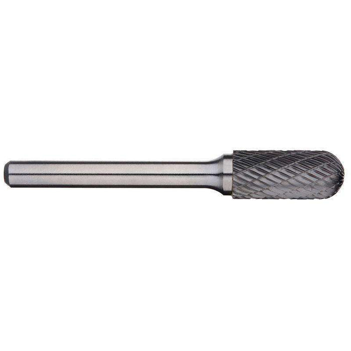 Sheffield Alpha 1/8" Shank Imperial Double Cut Cylincdrical Ball Nose