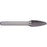 Sheffield ALPHA Imperial Tree Radius Nose Carbide Burrs 1/8in Shank