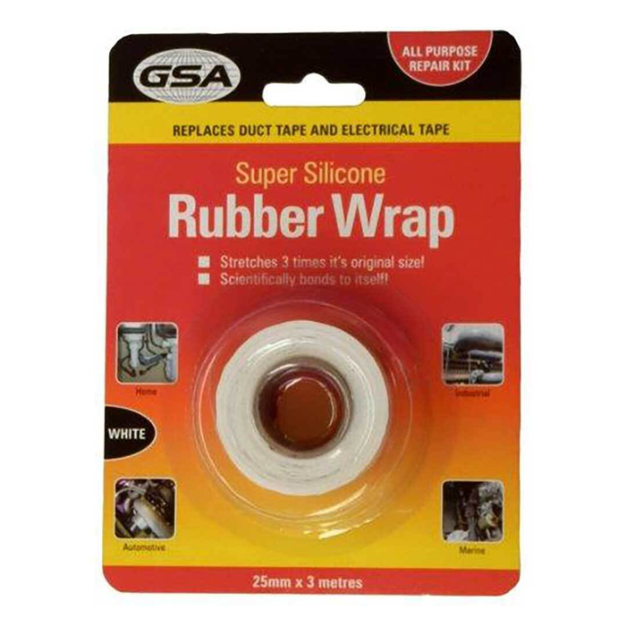 CW GSA Silicone Rubber Wrap Tape - 25mm x 3m