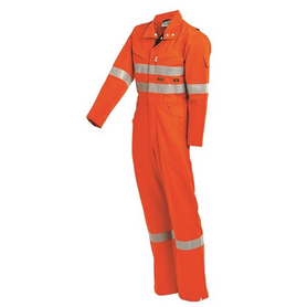 Workit Workwear PPE2 Flarex FR Inherent 215gsm Vented Taped Coverall - Orange