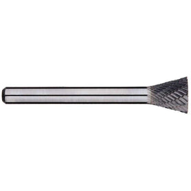 Sheffield Alpha 6mm Double Cut SN Type Inverted Taper Carbide Burr (1592208523336)