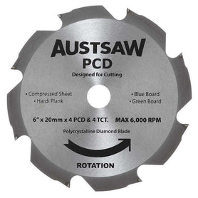 Sheffield AUSTSAW PCD Cement Sheet Circular Blade (160mm, 185mm) Carded