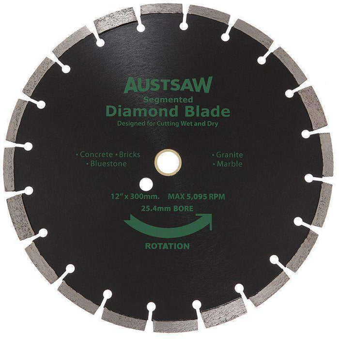 Sheffield AUSTSAW General Purpose Segmented Circular Saw (300mm, 350mm, 400mm, 530mm) Carded