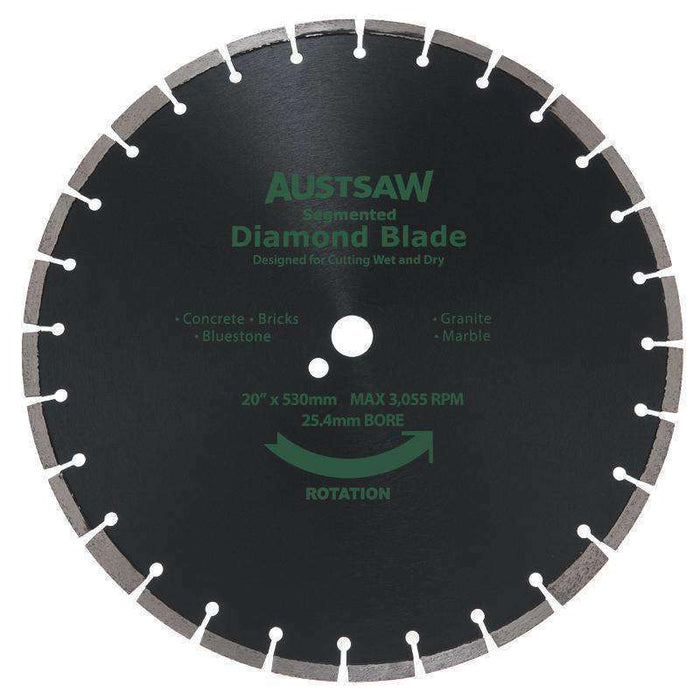 Sheffield Austsaw General Purpose Diamond Black Segmented Cutting Blade (3534652768328)