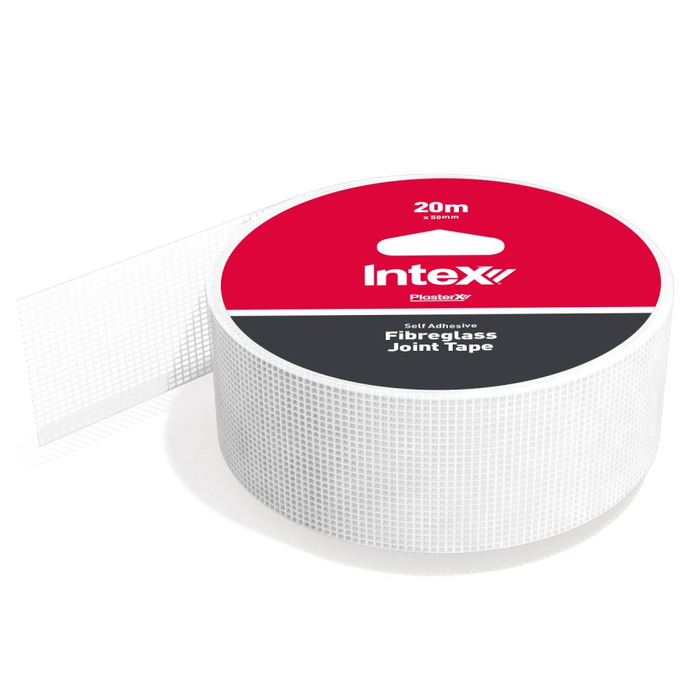 Intex PlasterX® Self-Adhesive Fibreglass Mesh Joint Tape x 20m Roll