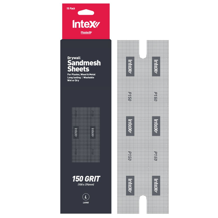 Intex PlasterX® Slotted Sandmesh Sheets Large (Pack of 10)