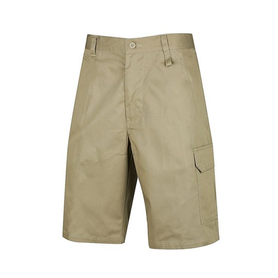 Workit Workwear Lightweight Cotton Drill Cargo Shorts - Khaki