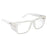 Pro Choice Safety Glasses Frontside with Clear Frame