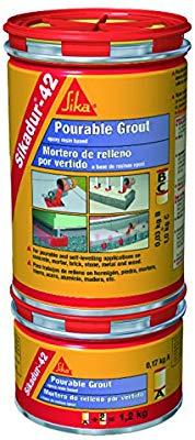 Sikadur® 42 (AU) Grey Pourable Epoxy Grout 15Kg / 7.5L Three-Part Kit