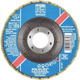 Pferd Polivlies Surface Conditioning Flap Discs 115mm Pack of 5 (1612950667336)