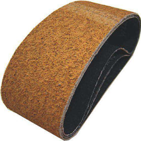PFERD Portable Sanding Belts Yellow Cork 75 x 610mm Pack of 6 (1609550626888)