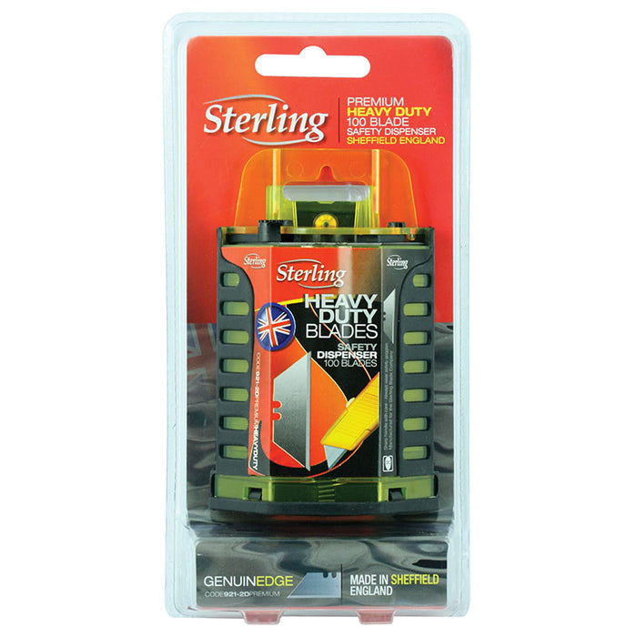 Sheffield Sterling Heavy Duty Trimming Blade Safety Dispenser (3833668927560)
