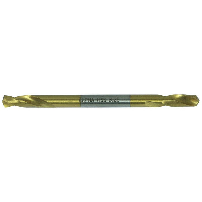 Sheffield Alpha Double End Drill Bit Imperial & Gauge Gold Series Pack of 10