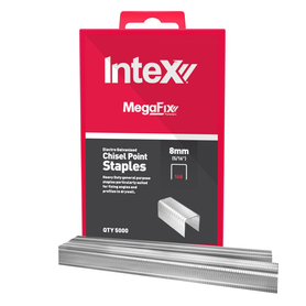 Intex MegaFix® Chisel Point Staples x 8mm (Pack of 5000)