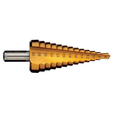 Sheffield Alpha 5-35mm Step Drills 2 Flute Straight Metal Metric 1Pce (3964633055304)