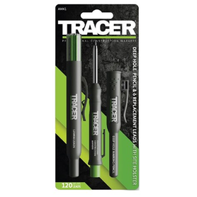 Sheffield TRACER Deep Hole Construction Pencil with Replacement Lead Set