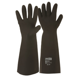 ProChoice Black Straight Knight 46cm Natural Rubber Latex Glove (1445172084808)